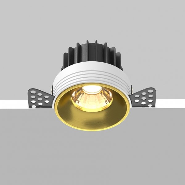 Mosiężna Oprawka Wpuszczana Downlight Round Maytoni DL058-12W3K-TRS-BS