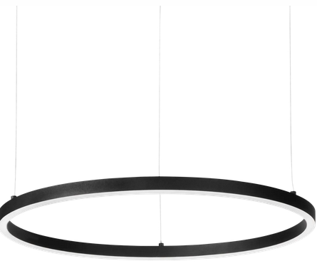 NOWOCZESNA LAMPA WISZĄCA OKRĄG RING LED CZARNA IDEAL LUX 342122 ORACLE SLIM SP D90 ROUND 4000K DALI 