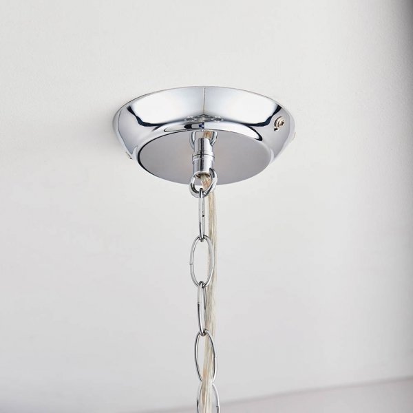 Żyrandol Świecznikowy Glamour Przezroczysty CLARENCE 8LT 308-8CL ENDON