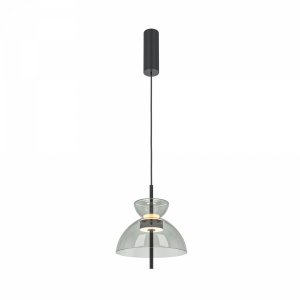 Minimalistyczna Lampa Wisząca LED Czarna Nowoczesna BANGKOK MOD185PL-L11B3K2 MAYTONI
