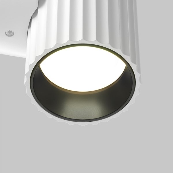 Lampa ścienna kinkiet nowoczesny designerski tuba aluminium biały Calipso MAYTONI C106WL-01-GU10-W
