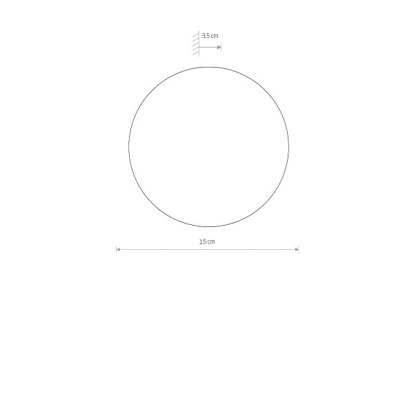 Nowoczesny Drewniany Kinkiet Ścienny RING TIMBER LED S 11288 Nowodvorski Lighting