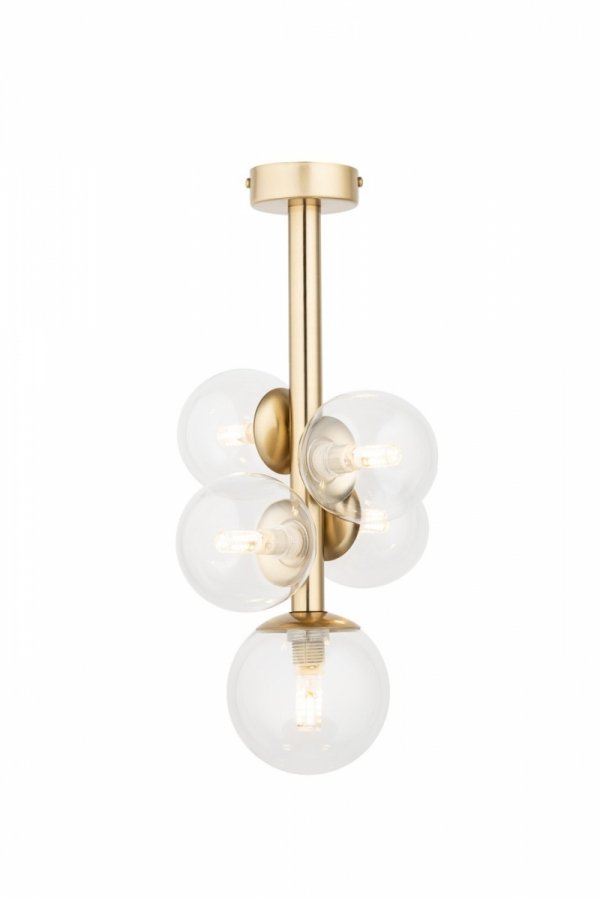 Lampa wisząca sufitowa Perla Lux 5 Sigma 40854 złoty szczotkowany