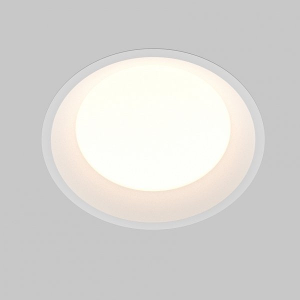 Okrągła Oprawa Wpuszczana Do Łazienki Downlight Okno Maytoni DL055-24W3-4-6K-W