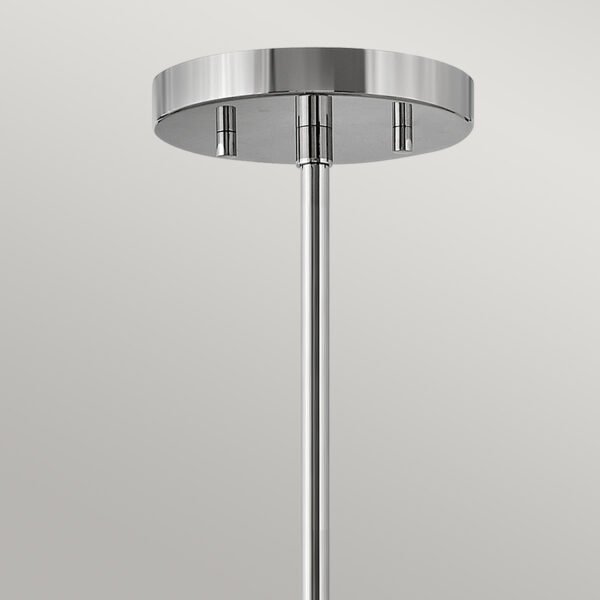 Lampa wisząca Graham Hinkley HK-GRAHAM-M-PN Polerowany nikiel w stylu Art Deco