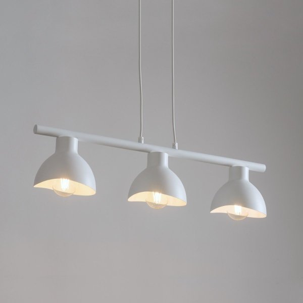Lampa wisząca Metalowa biała Sigma Flop 3 32422