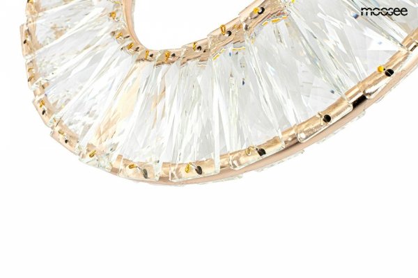 Kryształowy Kinkiet Ścienny Glamour LED Nowoczesny WAVE MSE1501100186 MOOSEE