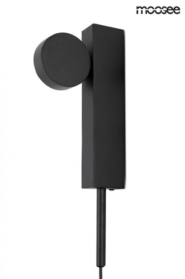 Nowoczesna Czarna Lampa Ścienna LED CLARID MSE010400207 MOOSEE
