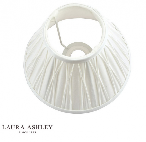 Klosz Abażur 20cm LAURA ASHLEY Fenn Silk White DAR LIGHTING LA3677438-Q (Abażur- Bez Podstawy)