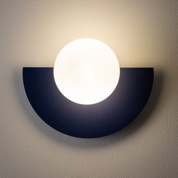 Granatowy Kinkiet SATURN S Black 12601 Nowodvorski Lighting