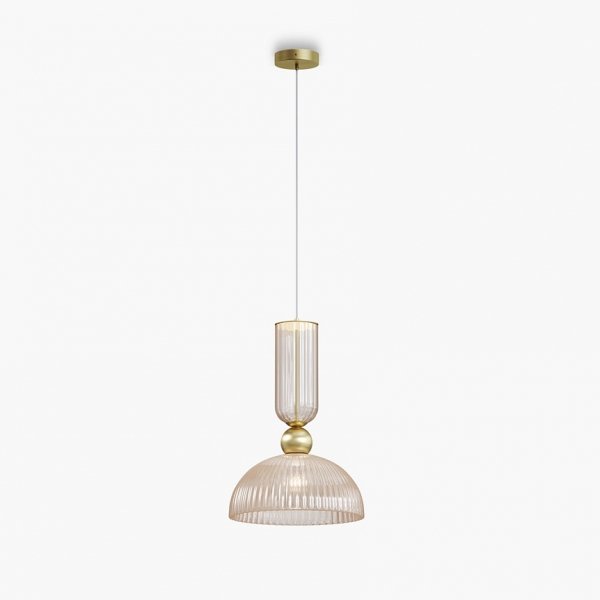 Szklana nowoczesna lampa wisząca Antic Maytoni MOD302PL-01CG1