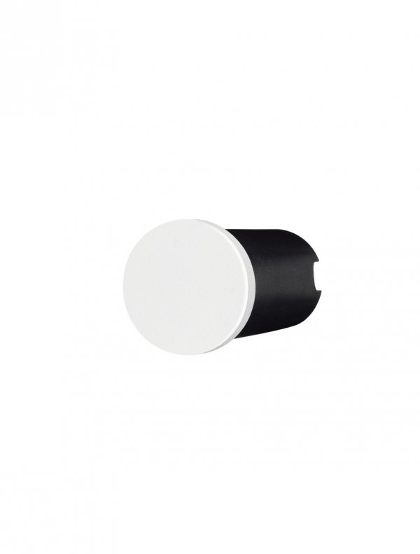 Oprawa wpuszczana kinkiet LED biała okrągła minimalistyczna nowoczesna IP67 DARLEVO LE75336 Luces Exclusivas