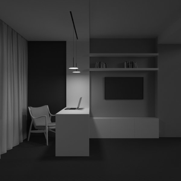 Ścieżka świetlna lampa szynowa lampa wisząca LED aluminium czarny Plato Maytoni TR123-2-15W3K-B