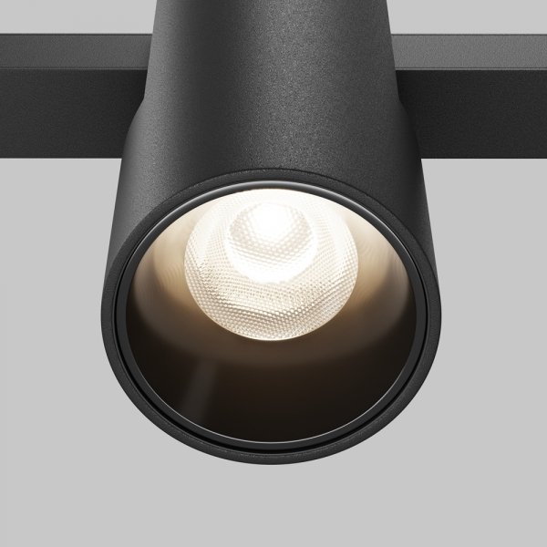 Ścieżka świetlna lampa szynowa LED nowoczesna tuba aluminium czarna możliwość ściemniania Alfa MAYTONI TR122-4-7W-DS-B