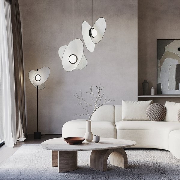 Designerska lampa wisząca Evolution Maytoni MOD396PL-L10GR3K nad stół wyspę salonowa nowoczesna