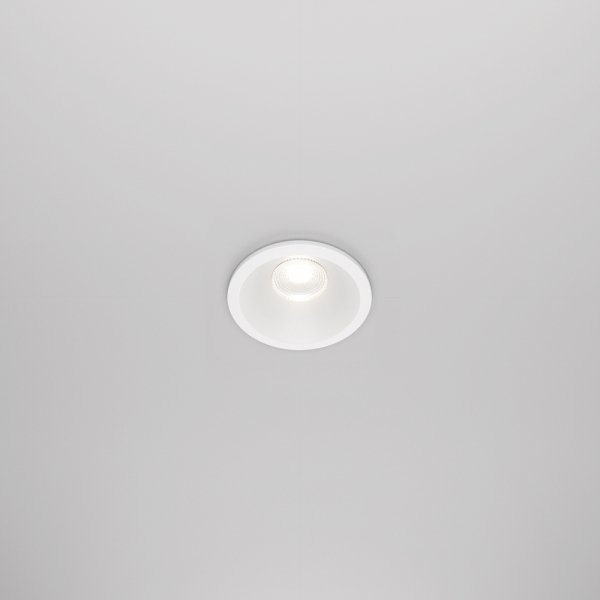  Lampa wbudowana wpuszczana w sufit LED aluminiowa biała okrągła możliwość ściemniania Zoom MAYTONI DL034-01-06W4K-D-W