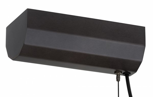 Efektowna lampa wisząca z ryflowanego transparentnego szkła tuba 80 cm tytan szczotkowany LED HAMPTON 8628 Argon