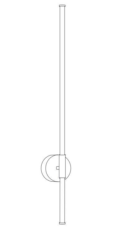 Kinkiet ścienny nowoczesny FELIX LED złoty 100 CM Step Into Design ST-DL8547 gold