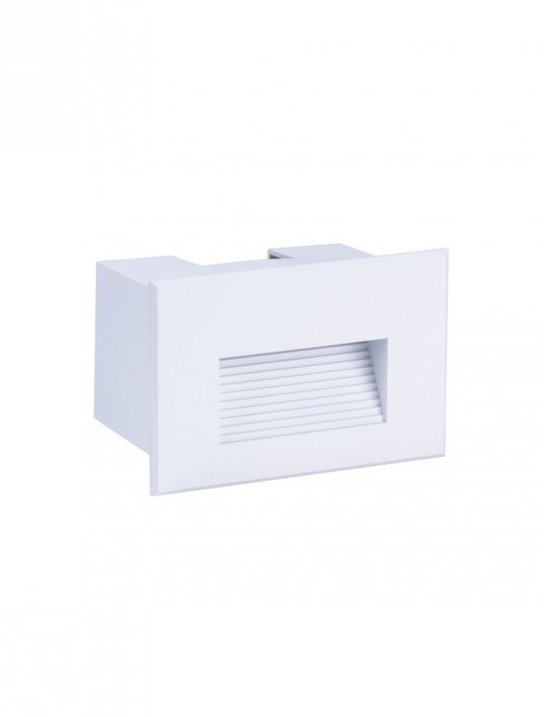 Oprawa wpuszczana kinkiet LED biały prostokątna minimalistyczna nowoczesna IP65 CENDILO LE75321 Luces Exclusivas