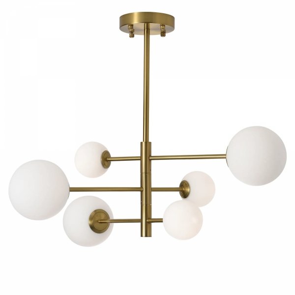 Lampa wisząca do salonu do jadalni Bolti PLC0103-GD Yaskr złota G9