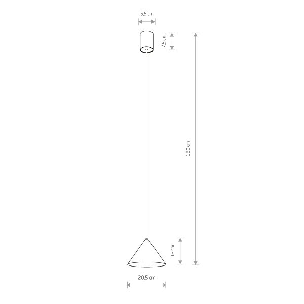 Niebieska lampa wisząca ZENITH S umbra blue 11491 Nowodvorski Lighting