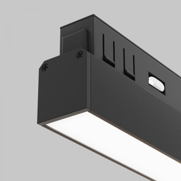 Ścieżka świetlna listwa LED do szynoprzewodu magnetycznego aluminium czarny Basis MAYTONI TR102-24W4K-B-1
