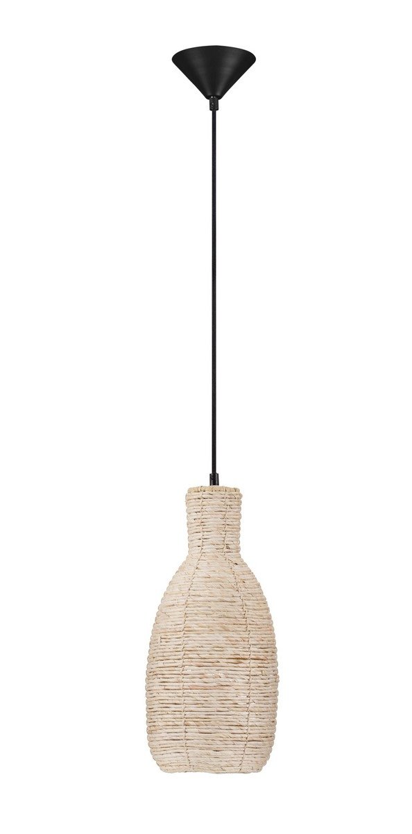 Lampa wisząca pleciona sznurek stożkowa boho rystykalna minimalistyczna industrialna nad stół do salonu sypialni CASRELIO LE45377 Luces Exclusivas