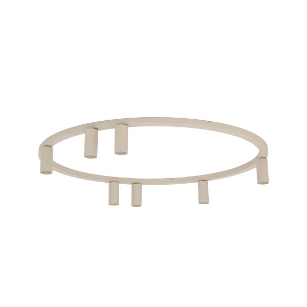 Nowoczesna lampa sufitowa beżowy minimalistyczny plafon FOURTY ROUND VII BEIGE 11948 Nowodvorski Lighting 