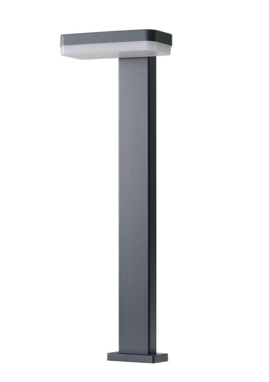 Lampa stojąca zewnętrzna IP54 słupek 65cm LED ciemny szary Azzardo OPLO 650 3000K IP54 DGR AZ6833