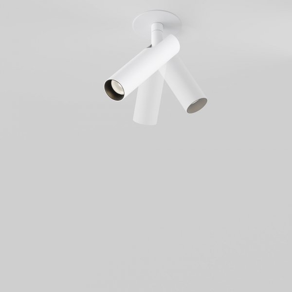 Lampa wbudowana w sufit spot LED nowoczesna regulowana tuba aluminum biała Focus T MAYTONI C141RS-L125-6W3K-W