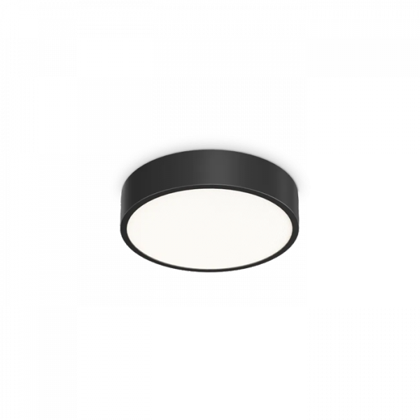 Okrągła Czarna Lampa Sufitowa LED RAY 327563 IDEAL LUX