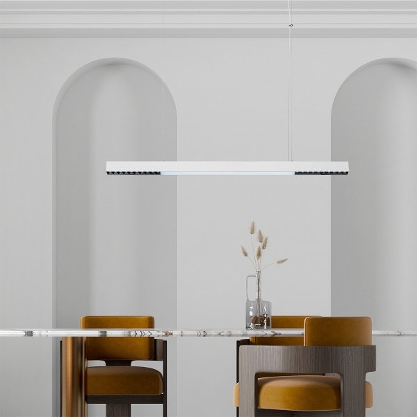 Lampa Wisząca Biała Listwa LED CCT CALI LP-1301/1P L WH LIGHT PRESTIGE