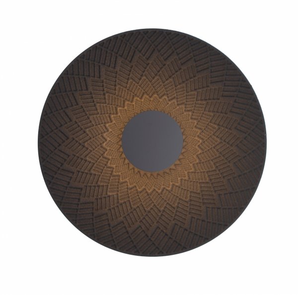 Minimalistyczny Kinkiet Misaki 6W Czarny Maxlight W0456 z Filcu w stylu Japadni