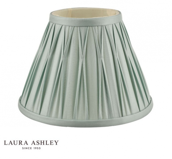 Klosz Abażur 25cm LAURA ASHLEY Fenn Silk Duck Egg DAR LIGHTING LA3407896-Q (Abażur- Bez Podstawy)