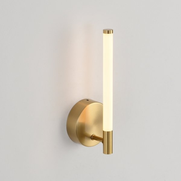 Lampa ścienna kinkiet metalowy złoty LED klasyczny minimalistyczny tuba CLODE ST-MB240404-1 GOLD Step Into Design