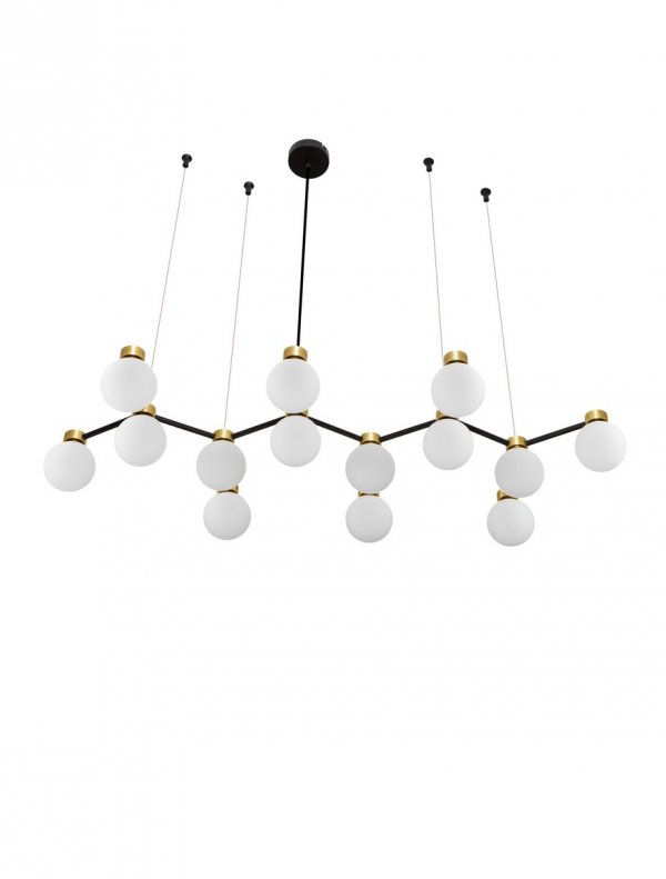 Designerska lampa wisząca nowoczesna art deco szklane klosze kule CAMINOS LE44545 Luces Exlusivas