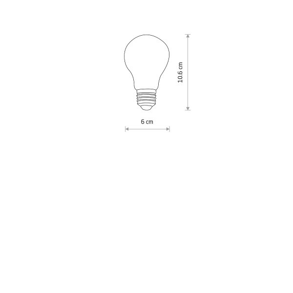 Żarówka Dekoracyjna LED E27 6W 2200K Vintage Nowodvorski Lighting 10596