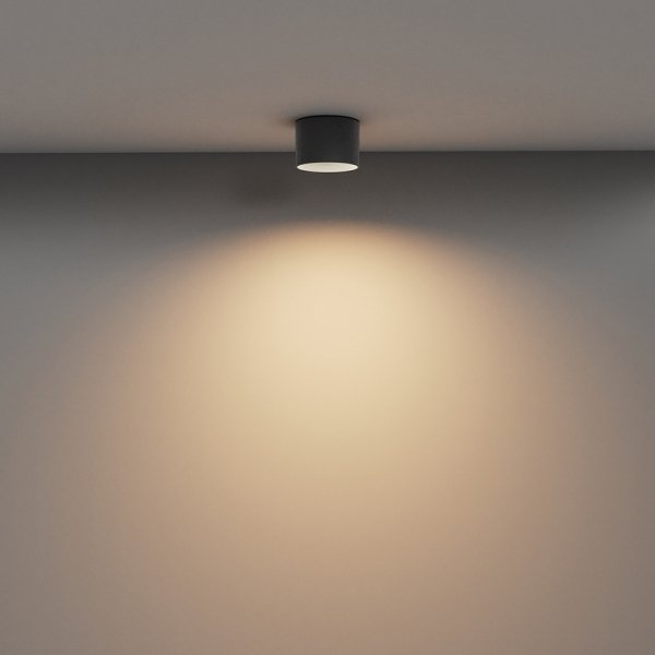Lampa Sufitowa Tuba Czarna LED MAYTONI VEGA C089CL-8W3K-B