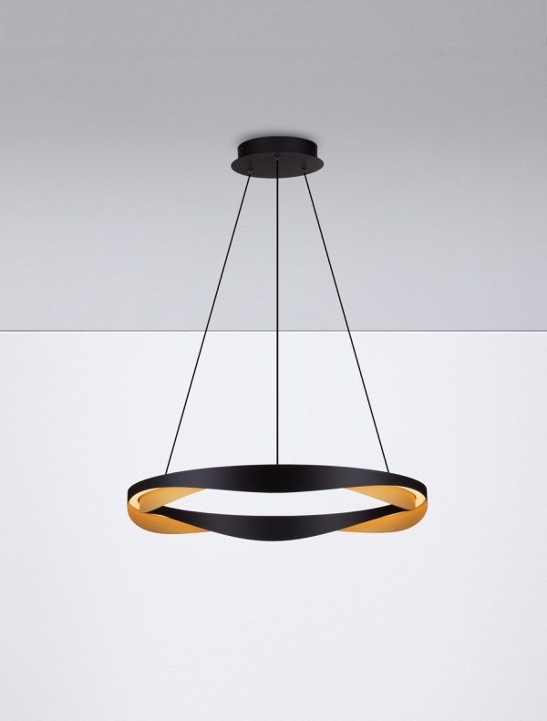 Czarno złota lampa wisząca PATAPO LE44460 Luces Exlusivas