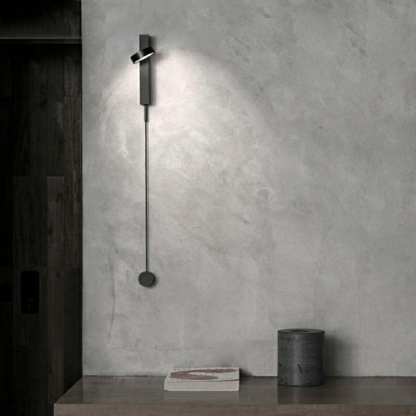 Nowoczesna Czarna Lampa Ścienna LED CLARID MSE010400207 MOOSEE