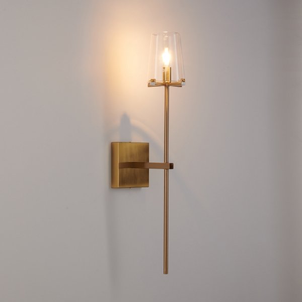 Kinkiet ścienny szklany złoty CLASSICO 62 CM Step Into Design ST-DL8502 gold