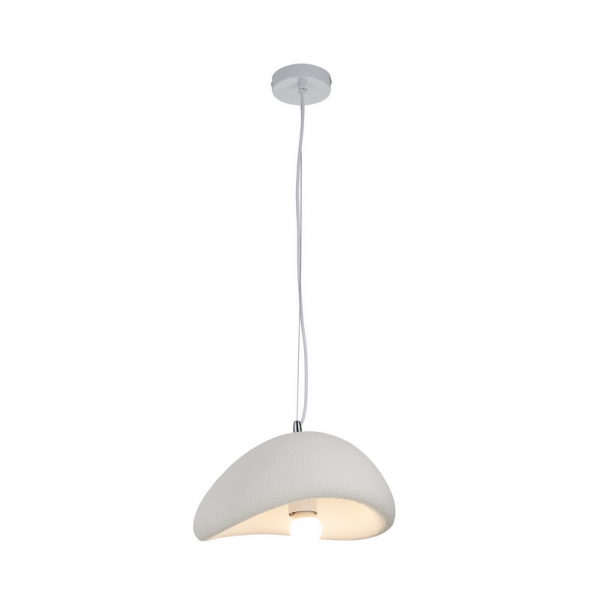 Dekoracyjna nowoczesna biała lampa wisząca designerski styl STONE DN426-300 