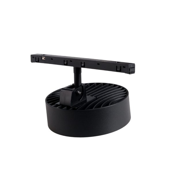  Lampa do szynoprzewodu LED czarna okrągła minimalistyczna nowoczesna On-Off- MICRO11 N0011N MAXLIGHT