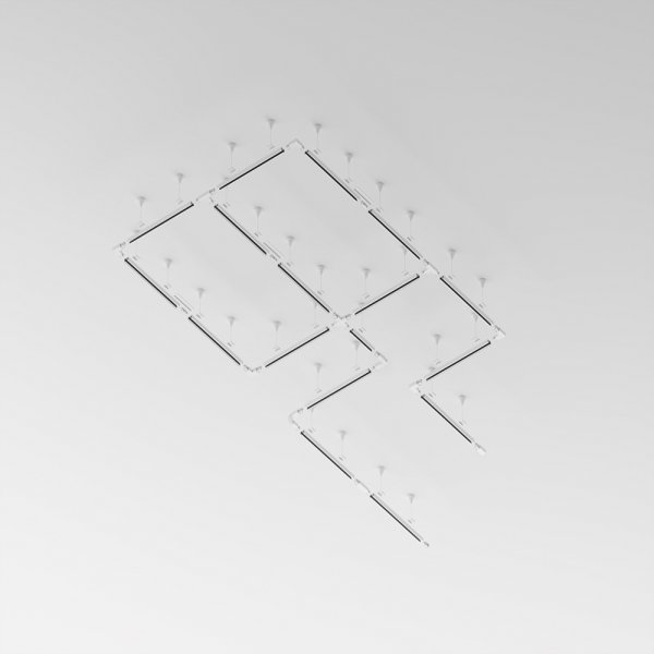  Natynkowy/zwieszany szynoprzewód do systemu 3-fazowego aluminium biały Busbar trunkings Trinity MAYTONI TRX005-312W