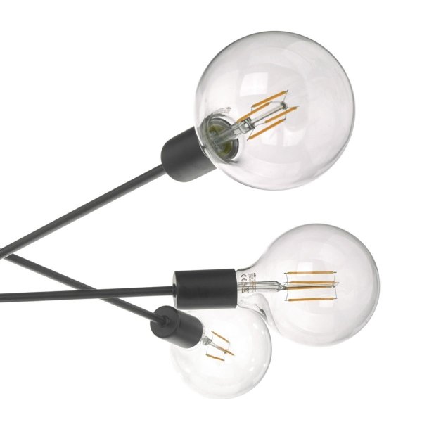 Minimalistyczna Czarna Lampa Wisząca Nowoczesna ALANA ALA0622 DAR LIGHTING