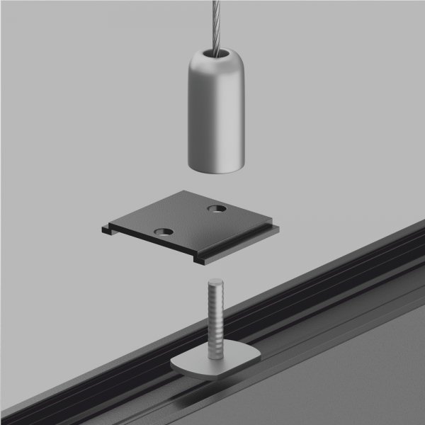 Komponenty do natynkowego systemu magnetycznego uchwyt na kabel Accessories for tracks S35 MAYTONI TRA004HP-21B