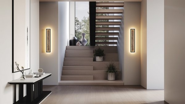 Lampa ścienna kinkiet nowoczesny designerski prostokąt LED metal czarny Orign MAYTONI MOD311WL-L70B3K
