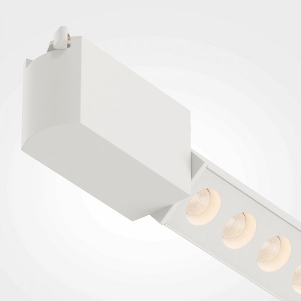  Ścieżka świetlna lampa szynowa LED prostokątna aluminium biała Points MAYTONI TR010-1-22W3K-M-W-DE 