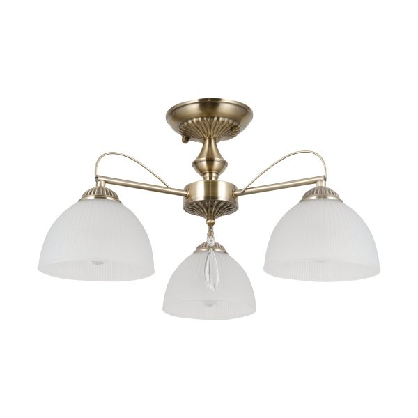 Żyrandol antyczny mosiądz MORETI PND-40623-3-AB Italux