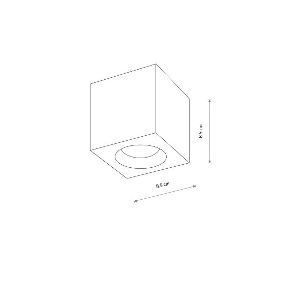 Nowoczesna Oprawa Sufitowa Natynkowa Plafon IP44 ARANA BRASS 10720 Nowodvorski Lighting
